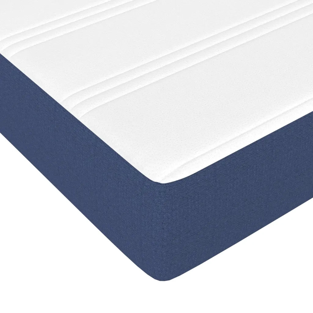 Giroletto a Molle con Materasso Blu 180x200 cm in Tessuto 3144197