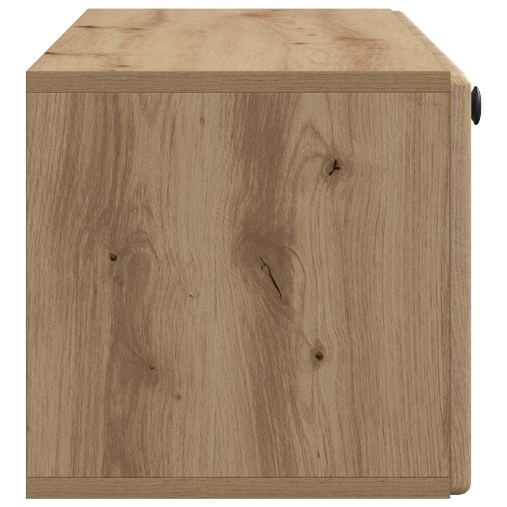 Mobile Porta TV da Muro-Credenza per TV sospesa 98 x 31 x 30 cm Rovere Artigianale