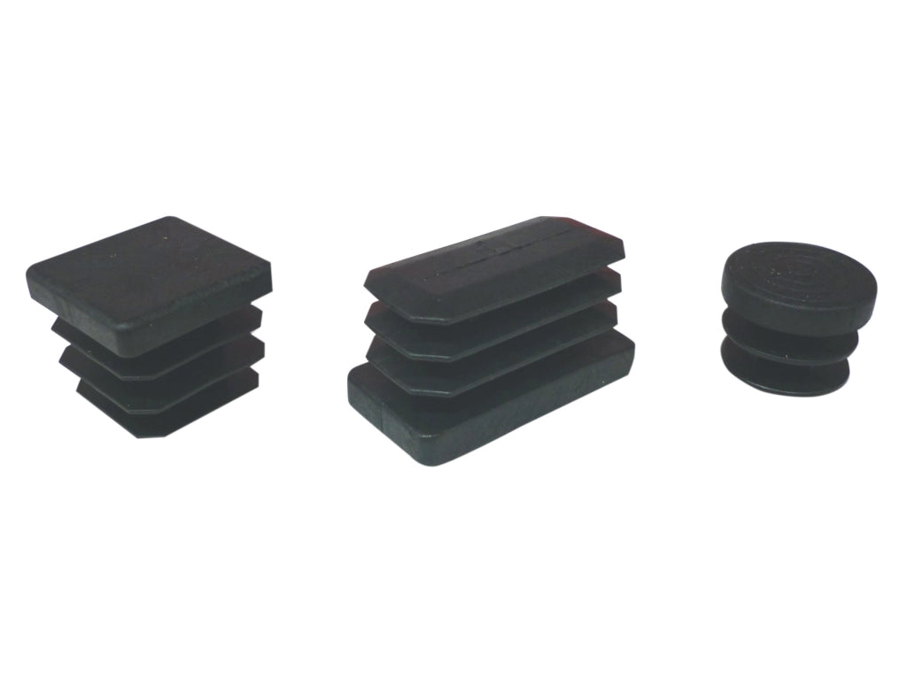 PUNTALE ALETTATO RETTANGOL 30X50 MM PLAST NERO- 100,0 pz