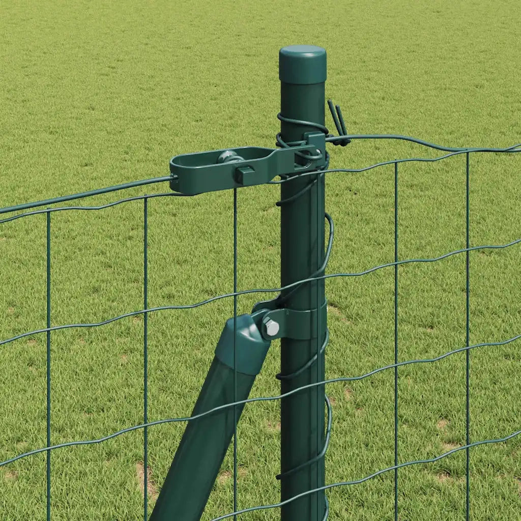 Recinzione con Posto Verde 1,5 x 10 m Acciaio 3350882
