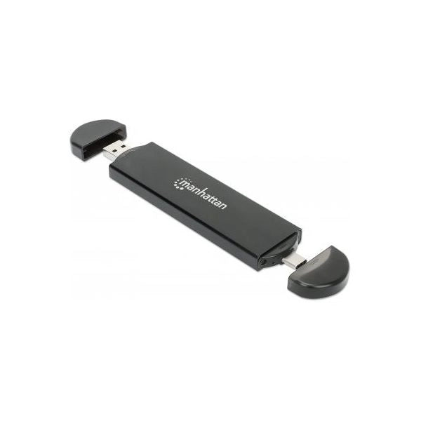 Manhattan 130639 contenitore di unità di archiviazione box esterno ssd nero m.2 - I CASE USB31C NGFFM2