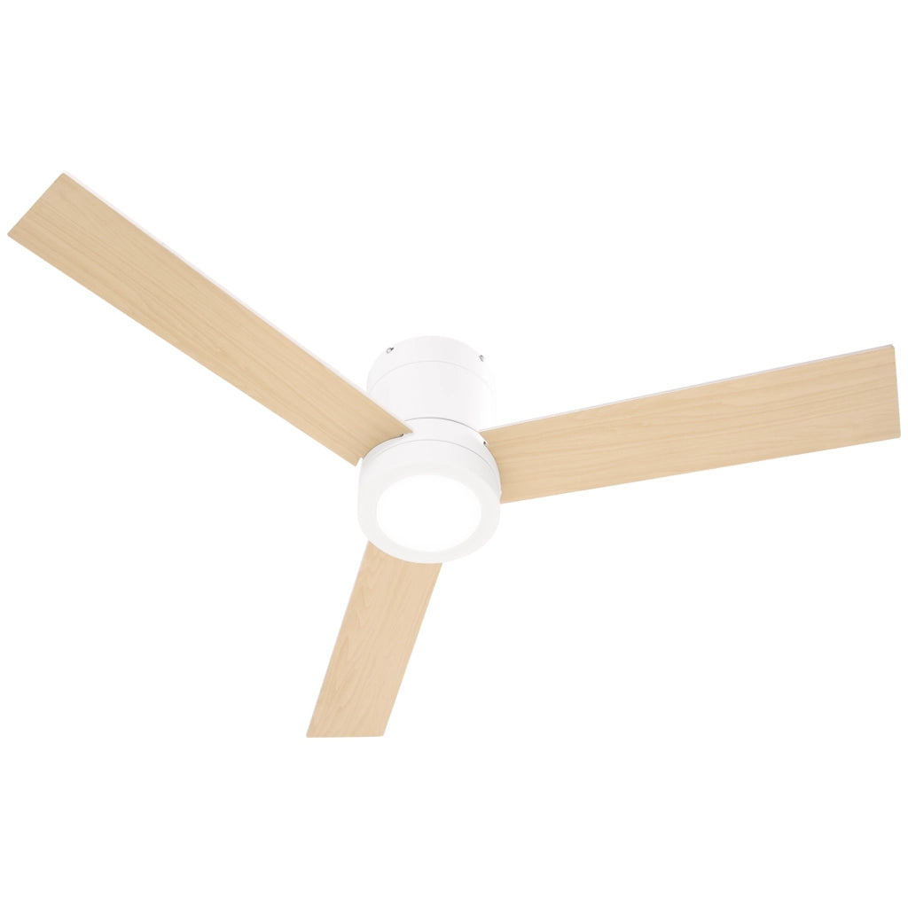 Ventilatore da Soffitto con Luce LED ¨C zephmum ¨C Bianco ?112x25 cm