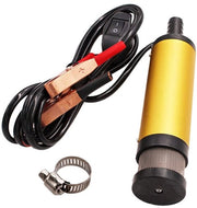 Pompa a olio elettrica 38mm - 12L/min trasferimento carburante - Formato compatto - Coperchio in alluminio - Imbottigliabile - Adatto per automobili