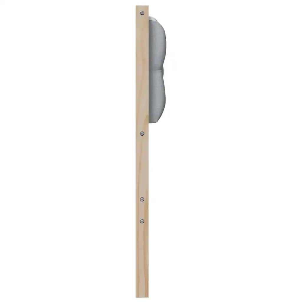 Testiera-Testata-Testiera Decorativa Marrone e grigio chiaro 90 cm Legno di pino massello