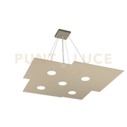 PLATE SOSPENSIONE 5+2 LUCI ATTACCO GX53 BIEMISSIONE SABBIA