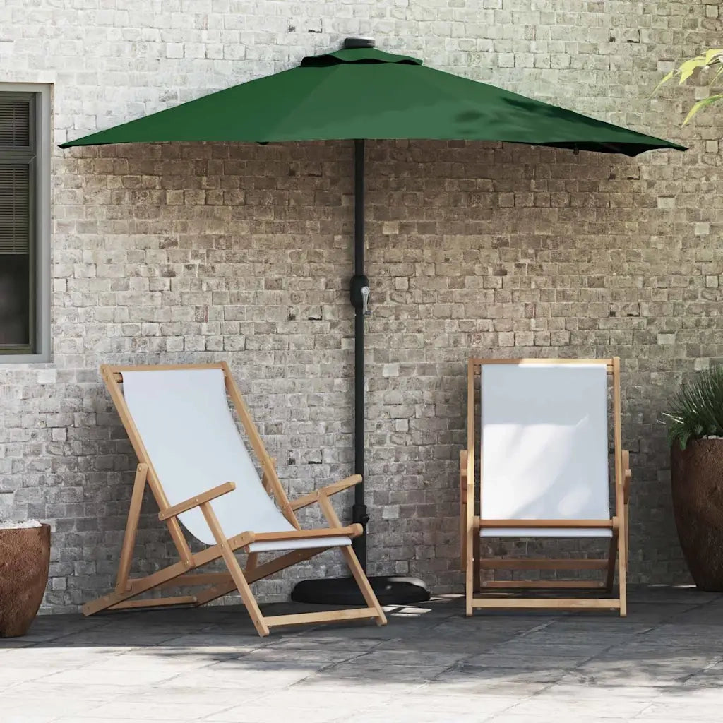 Ombrello | Parasol da giardino Verde 294 x 150 x 223 cm