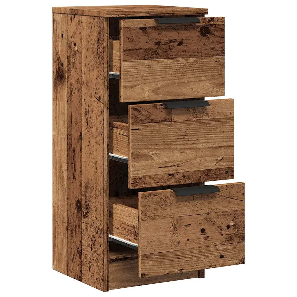 Credenze 2 pz Legno Antico 30x30x70 cm in Legno Multistrato 856956