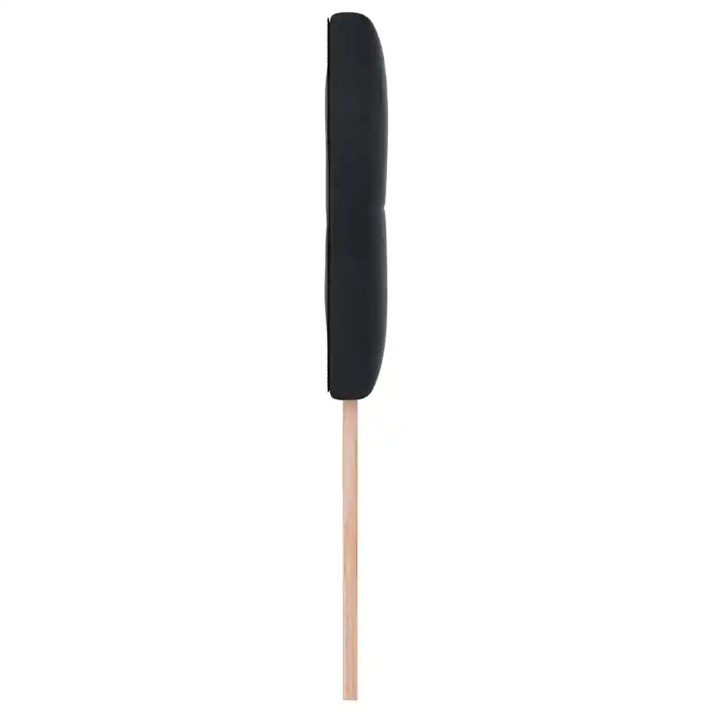Testiera-Testata-Testiera Decorativa Nero 90 cm Pelle Sintetica 872849