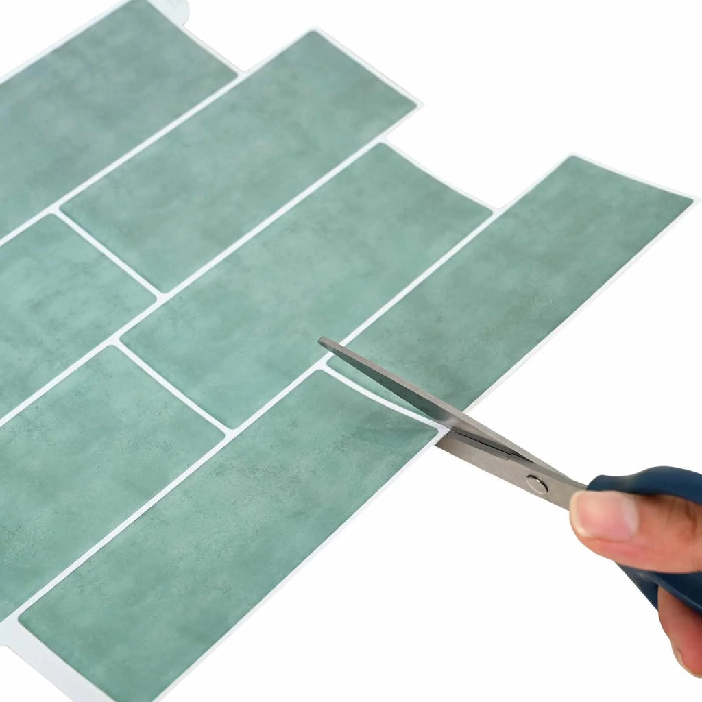 Piastrella subway 50 pcs Grigio Verde 29 x 21 cm 42046152