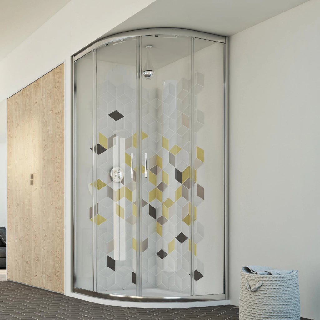 Box doccia semicircolare 70x90 CM H198 trasparente mod. Evolution
