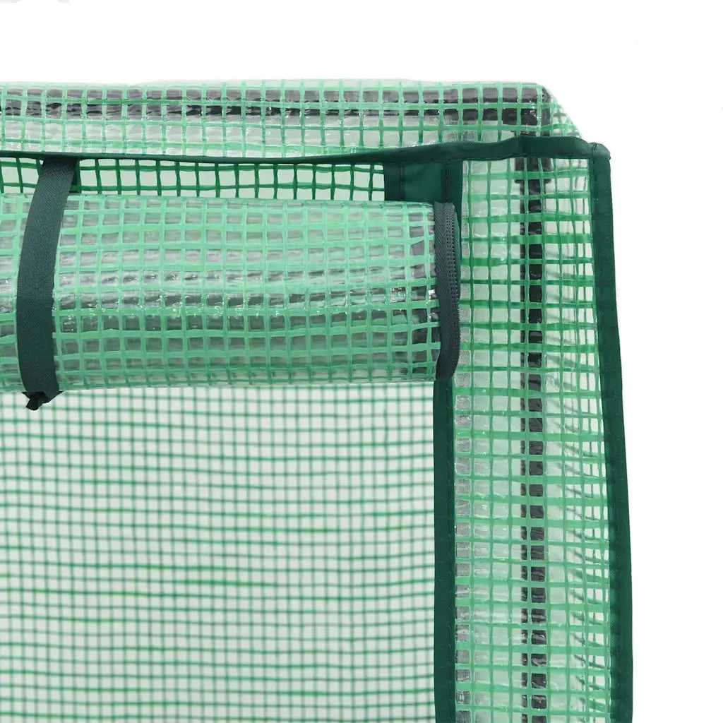Fioriere | Cassetta per fiori | Letto Rialzato con Copertura Serra Effetto Rattan 80x40x123 cm
