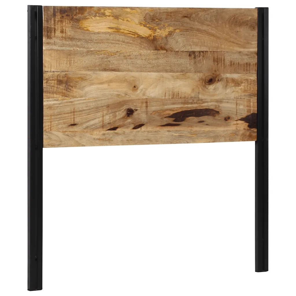 Testiera | Testata 100 cm in Legno Massello di Mango e Ferro