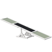Tavola Equilibrio Agility Cani ¨C Xylo ¨C Antiscivolo 180x30x30cm Grigio Bianco