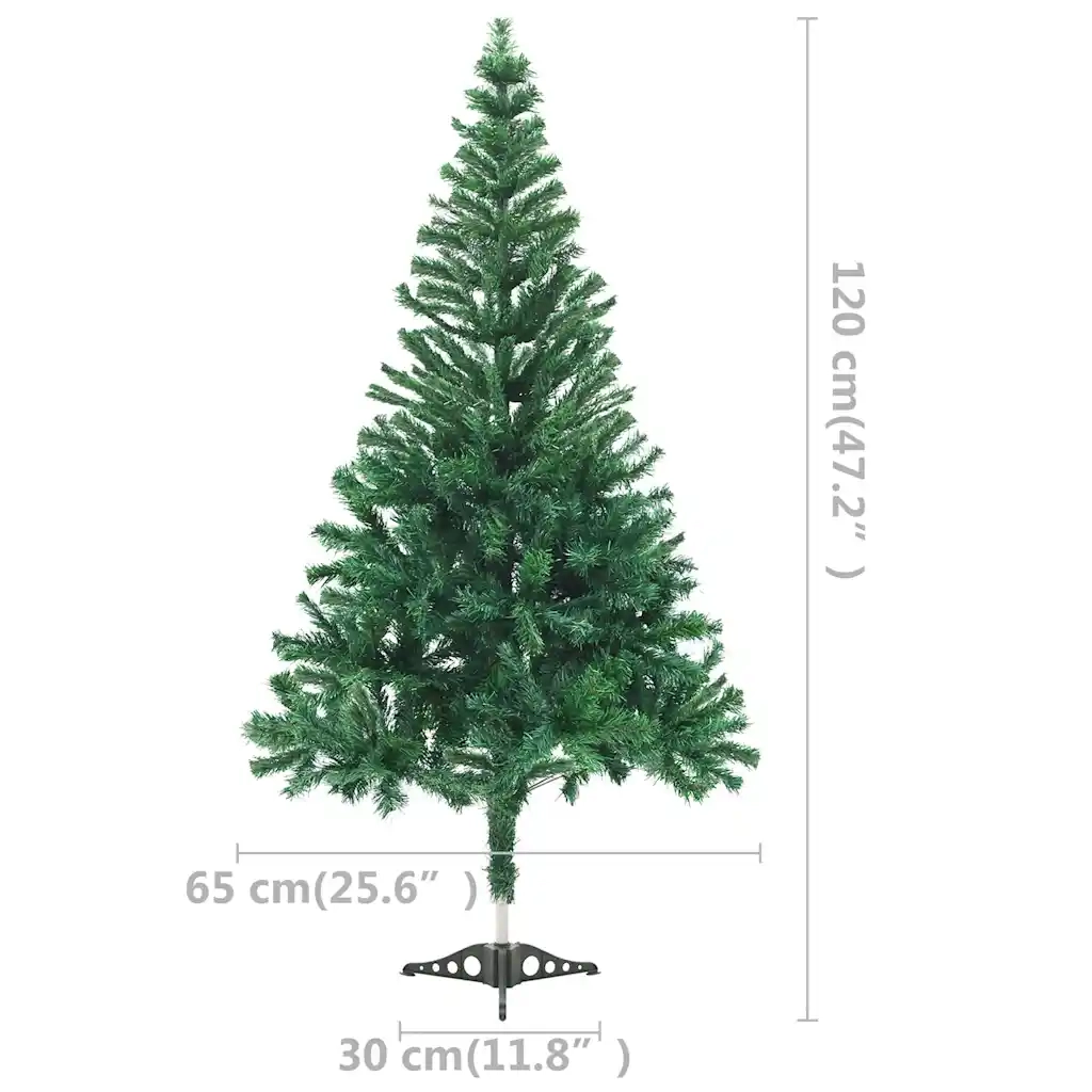 Albero di Natale Preilluminato con Palline 120 cm 230 Rami 3077573