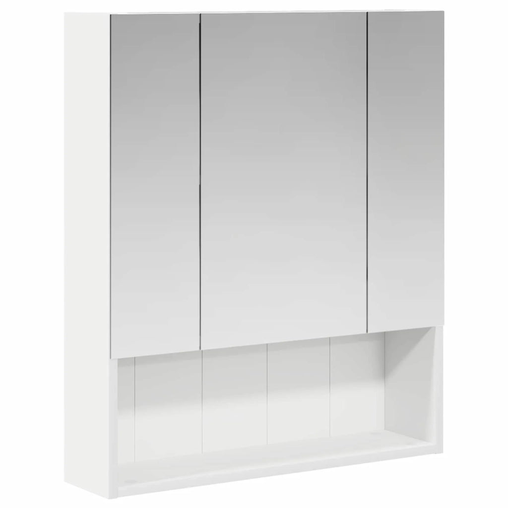 Mobiletto per specchio da bagno Bianco 60 x 14.5 x 70 cm 889183