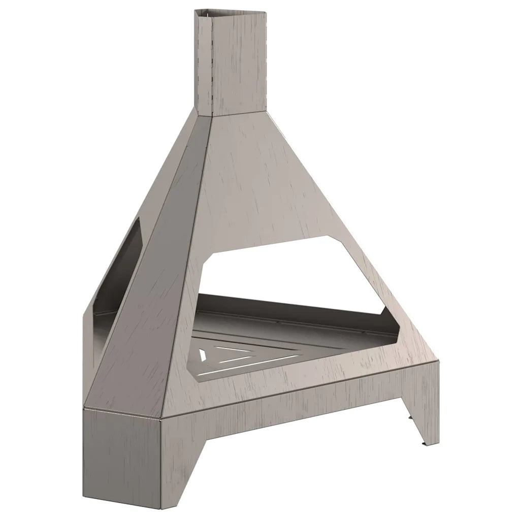 Braciere Ruggine 50 x 43 x 52 cm Acciaio Corten 858951