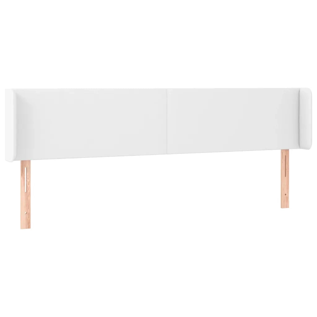 Testiera a LED-Testata con LED Bianca 183x16x78/88 cm in Similpelle 327490