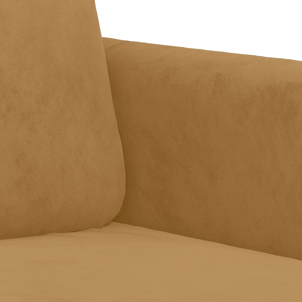 Divano a 2 Posti-Sofa 2 Posti marrone 120 cm in Velluto 677203