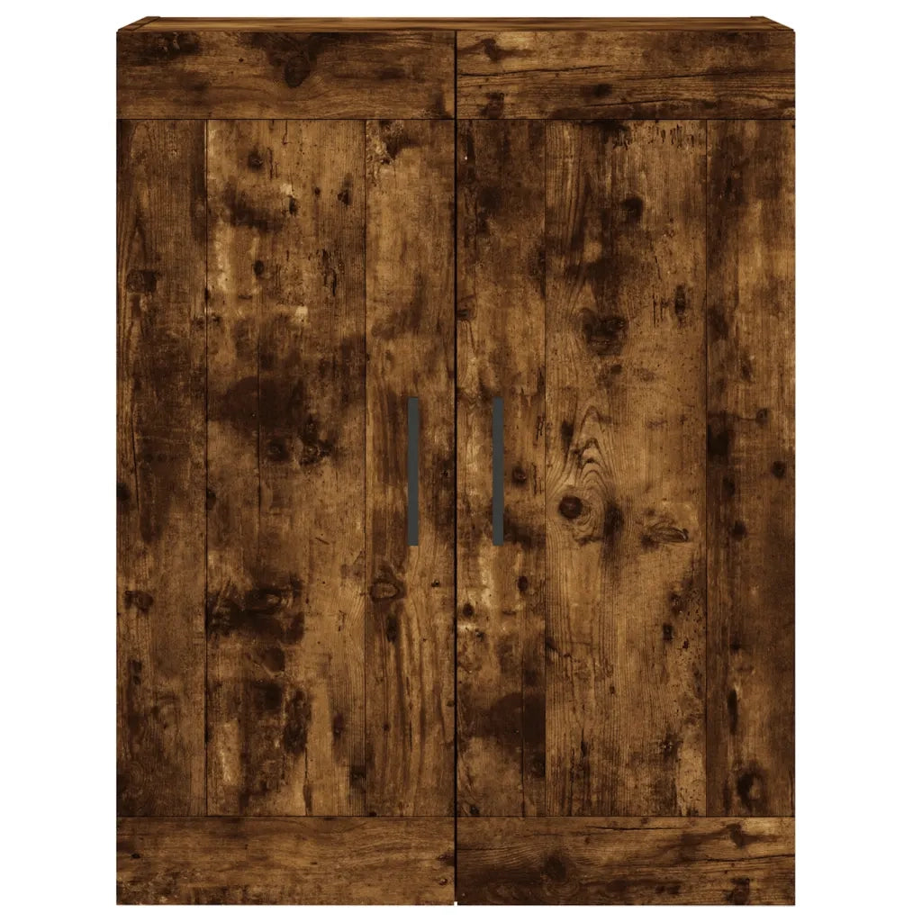 Mobile a Parete Rovere Fumo 69,5x34x90 cm in Legno Multistrato 830409