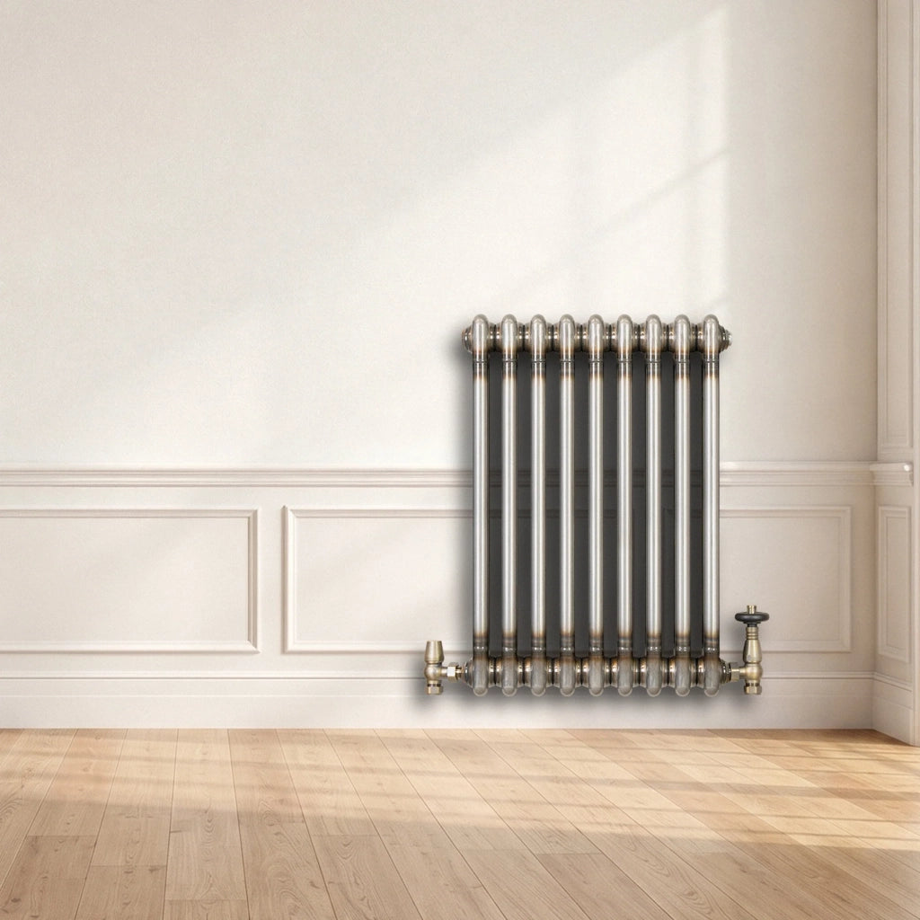 Radiatore 2 Colonne Orizzontale Metallo Grezzo 600 x 425 mm TRV