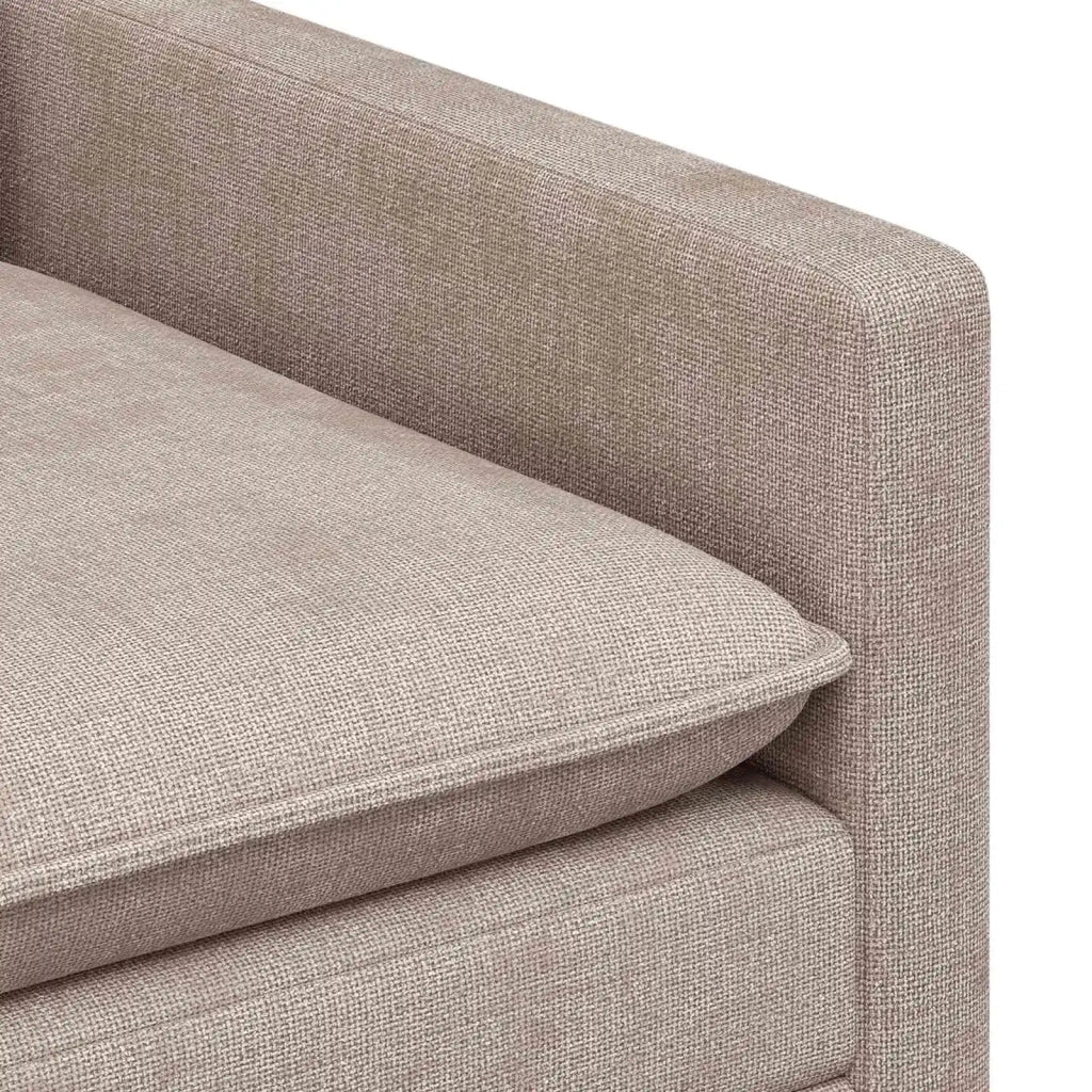 Divano Beige 126 x 81 x 87,5 cm Poliestere 42028819