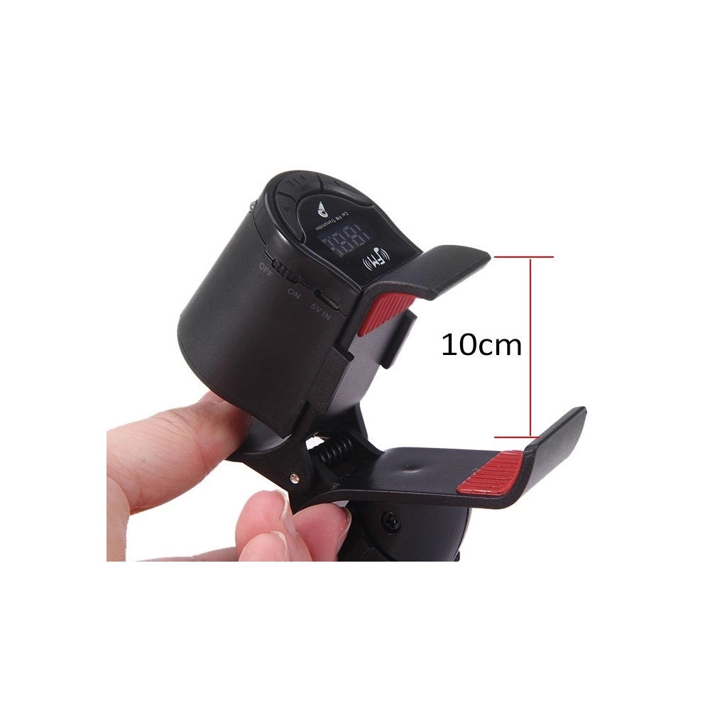 Trade Shop - Supporto Per Auto Vivavoce Trasmettitore Fm Universale Altoparlante Display -