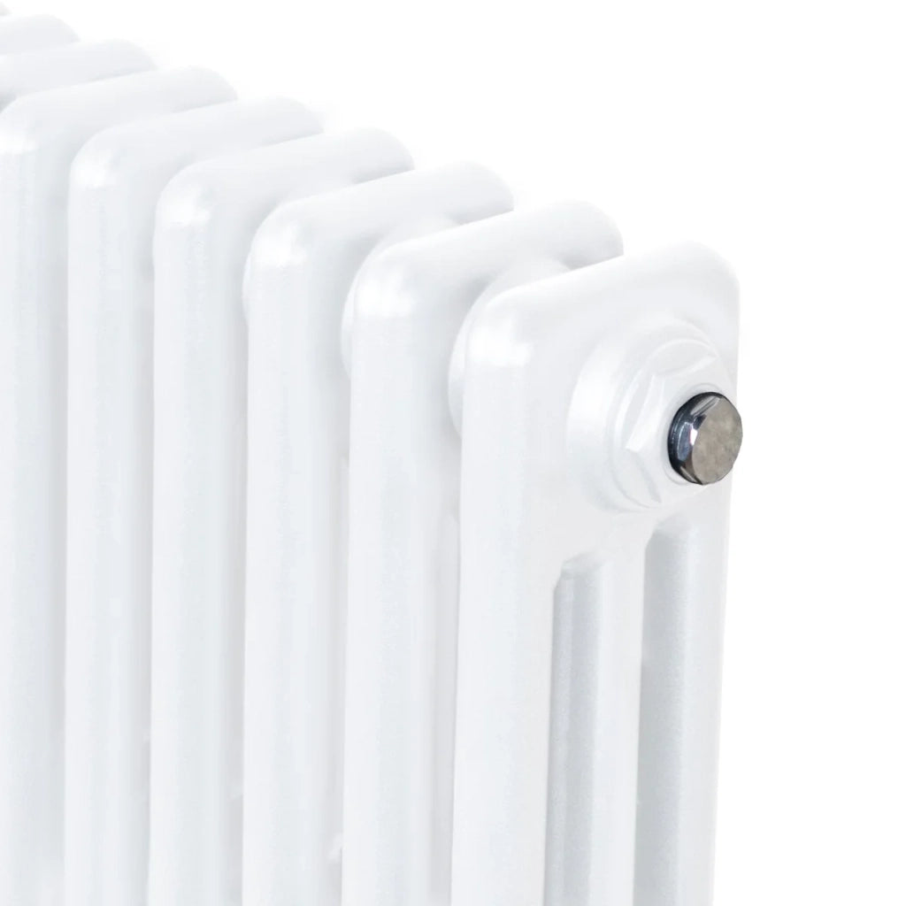 Termosifone Radiatore a 3 colonne per riscaldamento centralizzato Bianco 30 x 119cm