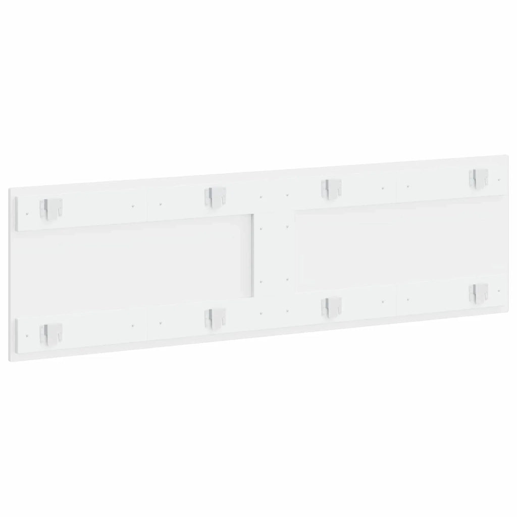Testiera da Muro ARNHEM Bianco Legno ingegnerizzato 896715