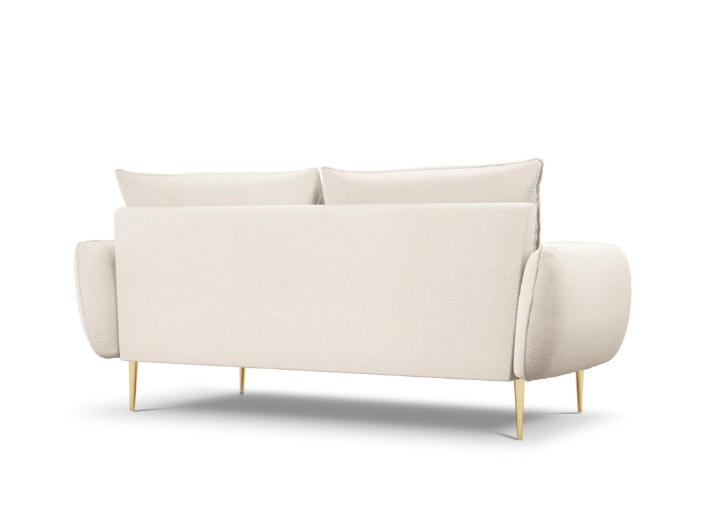 Cosmopolitan Design - Divano "Vienna" 3 posti in bouclé beige 