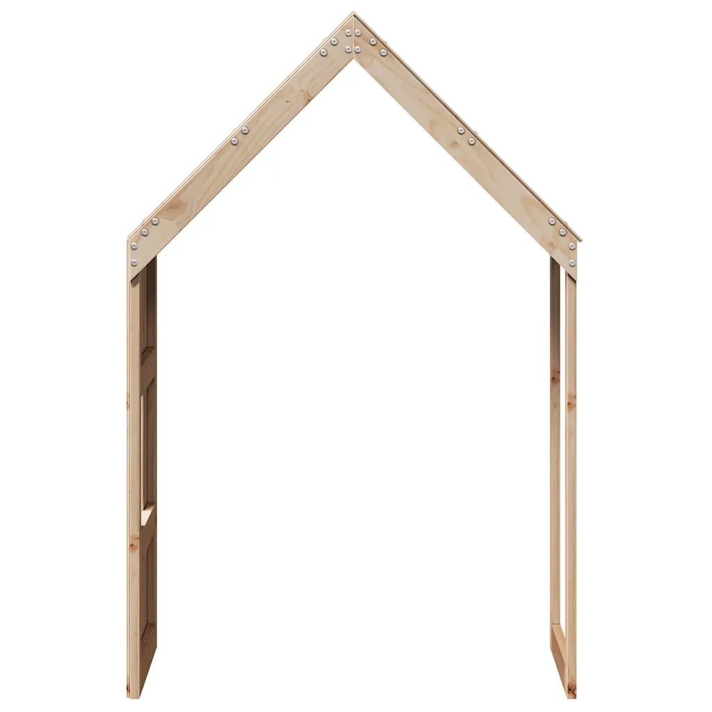Tetto per Letto Bambini 55x99x139,5cm in Legno Massello di Pino