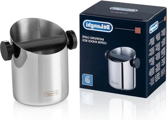 Fermo automatico per macchina del caffè DLSC059 - Bordo in gomma - Resistente all'acqua del lavastoviglie - Acciaio inossidabile