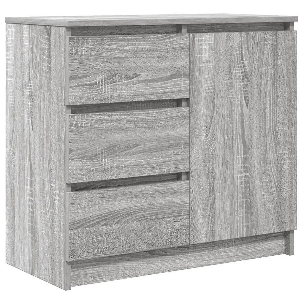 Credenza | Madia | Buffet da pranzo | Armadio da pranzo con Cassetto Grigio Sonoma 71x35x65 cm in Truciolato