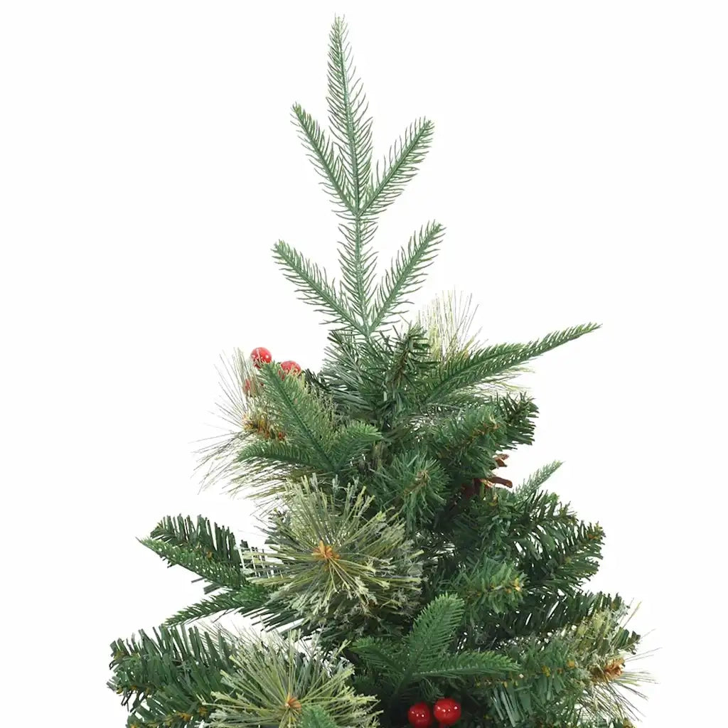 Albero di Natale Artificiale con Rami Pieghevoli Verde 120 cm 3397396