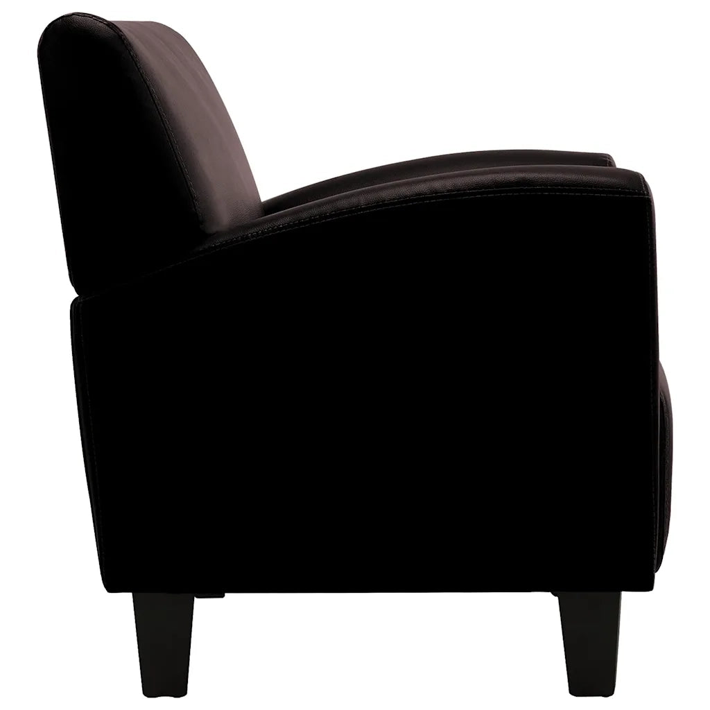 Poltrona Marrone Scuro in Similpelle 240979