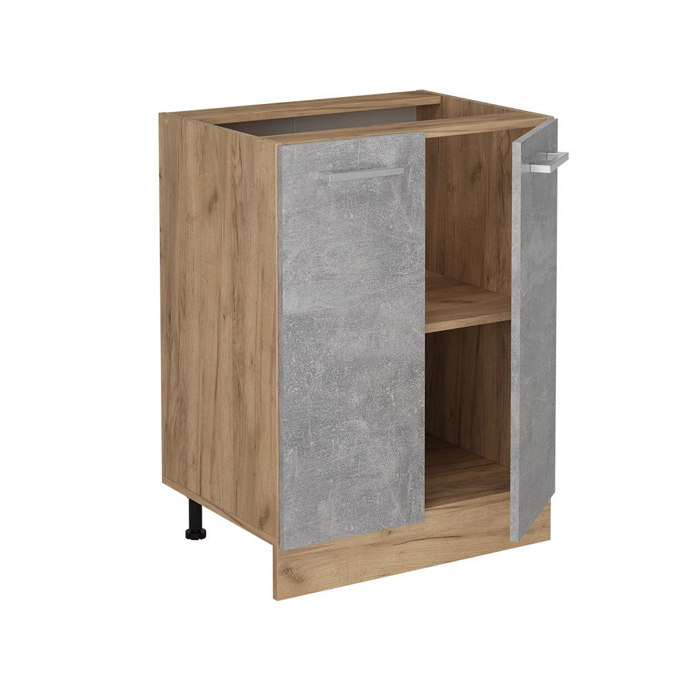 Vicco Mobiletto base cucina Calcestruzzo 60 cm PL Marmo