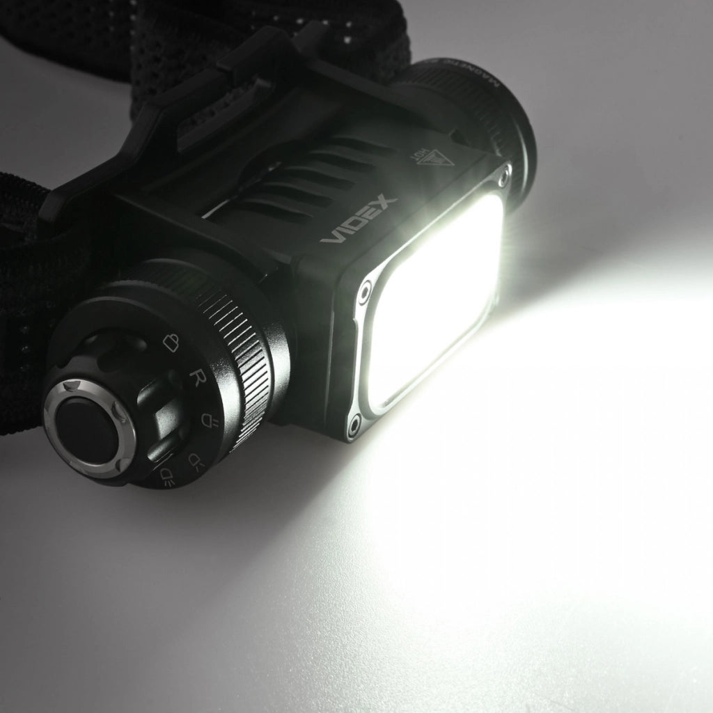 Lampada frontale Videx 20W 2000lm 150m IP67 ricaricabile
