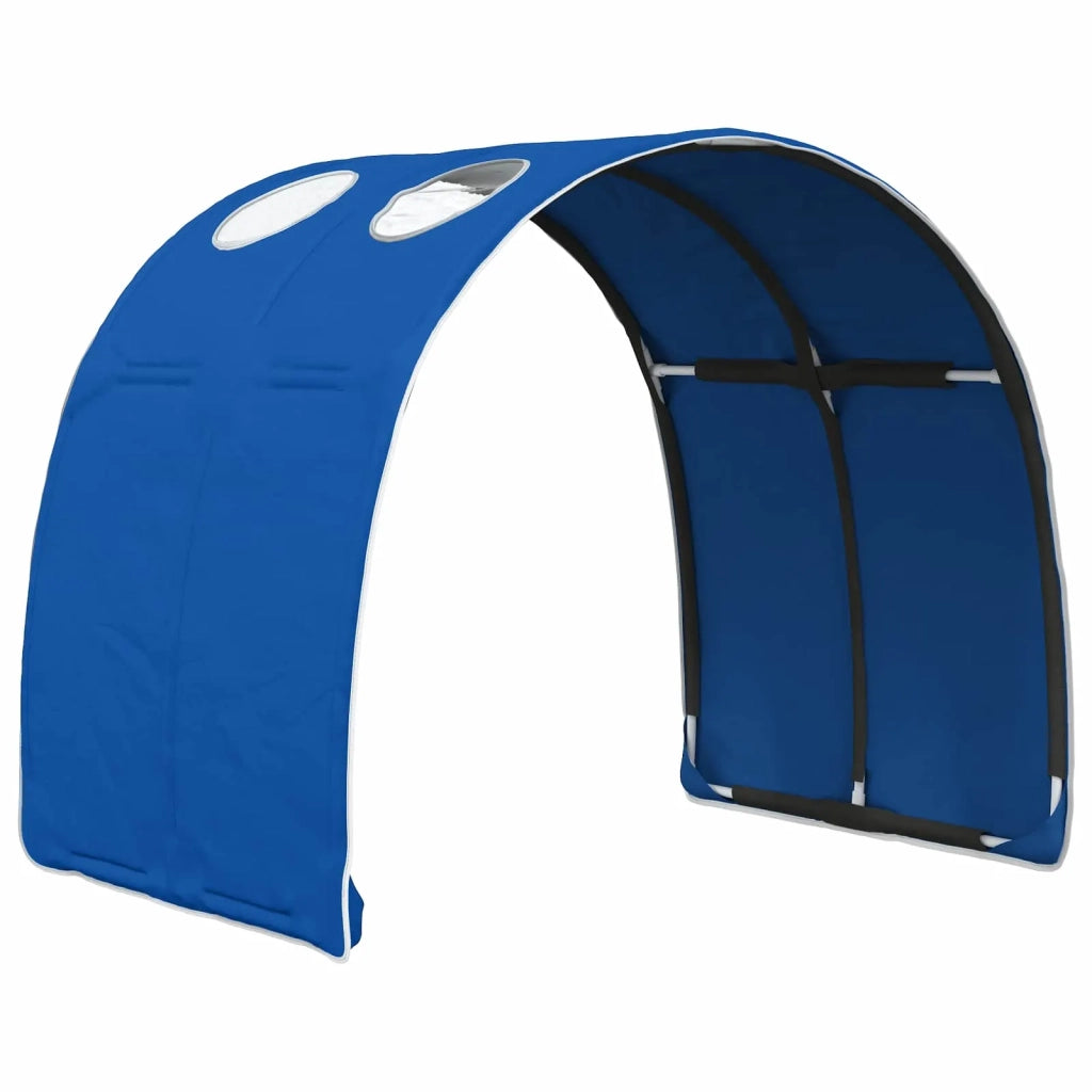 Tunnel per Letto 2 pcs Blu 211 x 67.5 x 2 cm Poliestere 893710