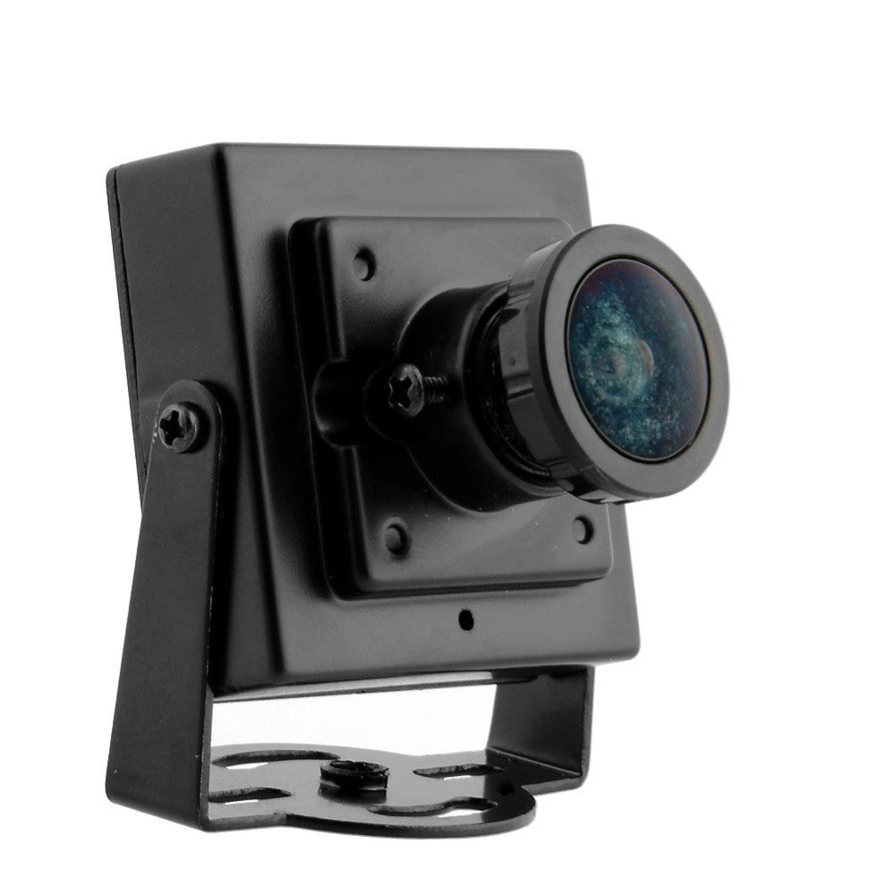 Trade Shop - Micro Mini Telecamera Camera A Colori Audio Video Microfono Staffa Sorveglianza -