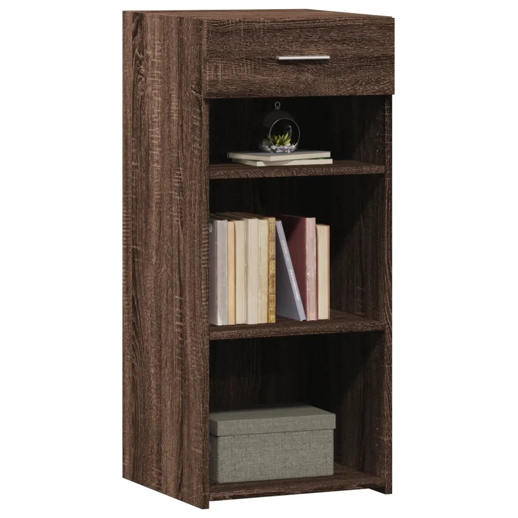 Credenza-Buffet-Armadio da cucina Rovere Marrone 40x42,5x93 cm in Legno Multistrato