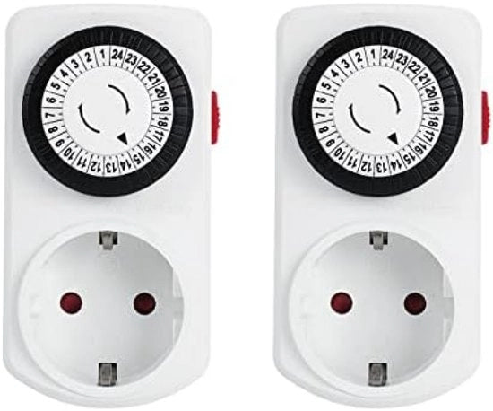 Timer a tempo meccanico per contatori elettrici - programmazione 24 ore per uso domestico
