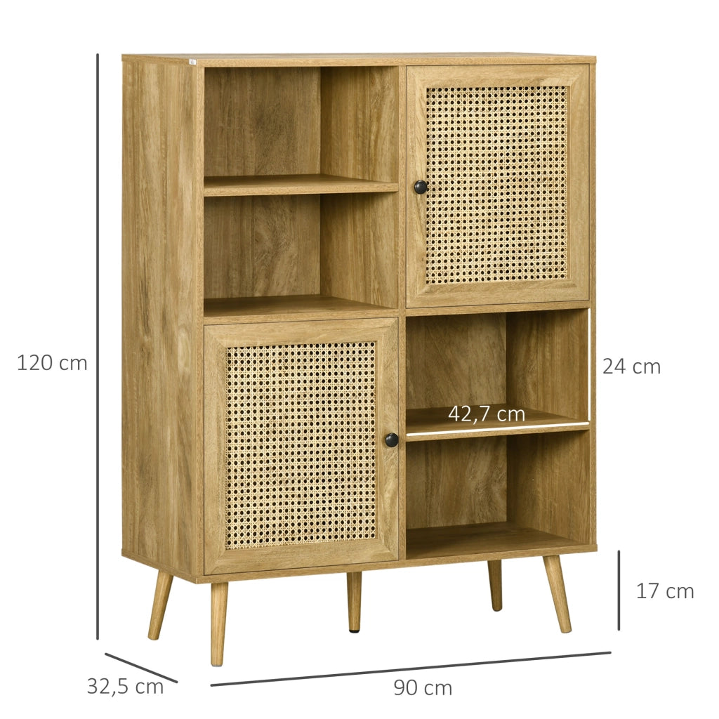 Credenza ¨C zephmum ¨C Bianco 90x32.5x120 cm