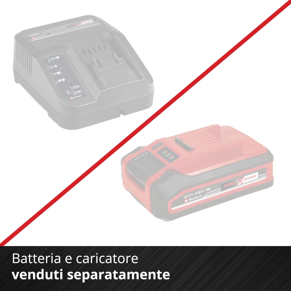 Smerigliatrice Batteria Axxio 18 a 125 Q Einhell Volt 18 Solo Corpo