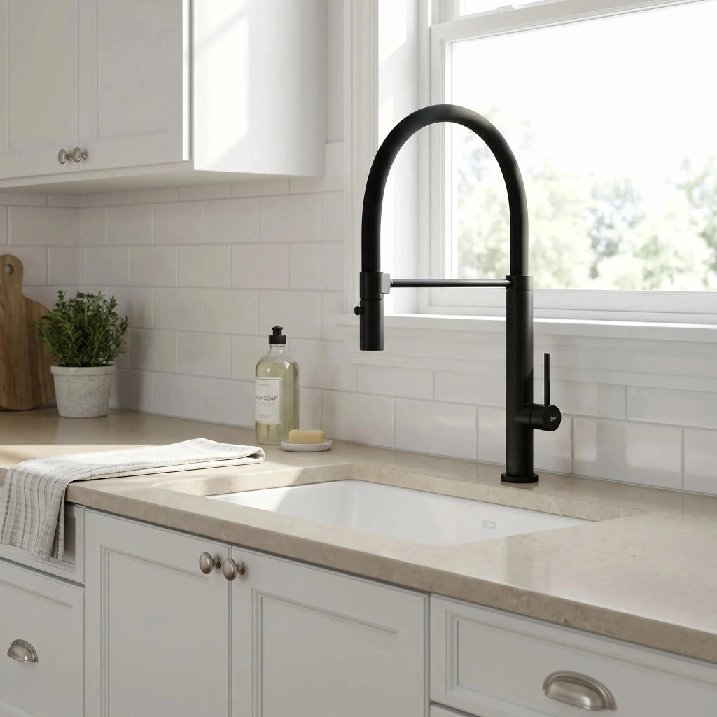 Rubinetto Da Cucina Rea Viera Black