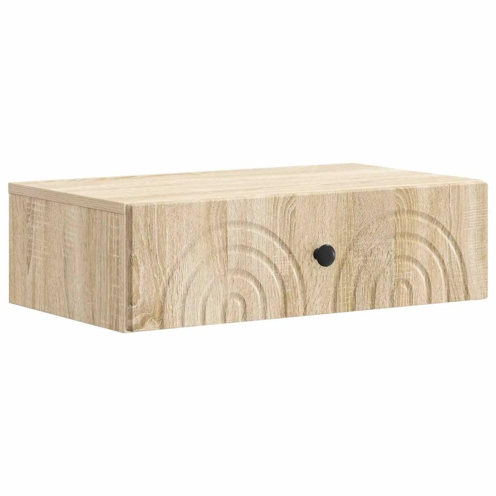 Tavolino da Parete Laterale | Tavolo laterale | Tavolino Rovere Sonoma 59 x 34,5 x 17 cm