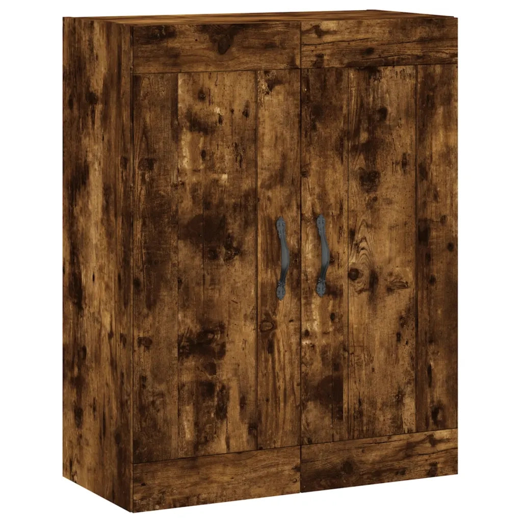 Credenza | Madia | Buffet da pranzo | Armadio da pranzo Rovere Fumo 69,5x34x180 cm in Legno Multistrato