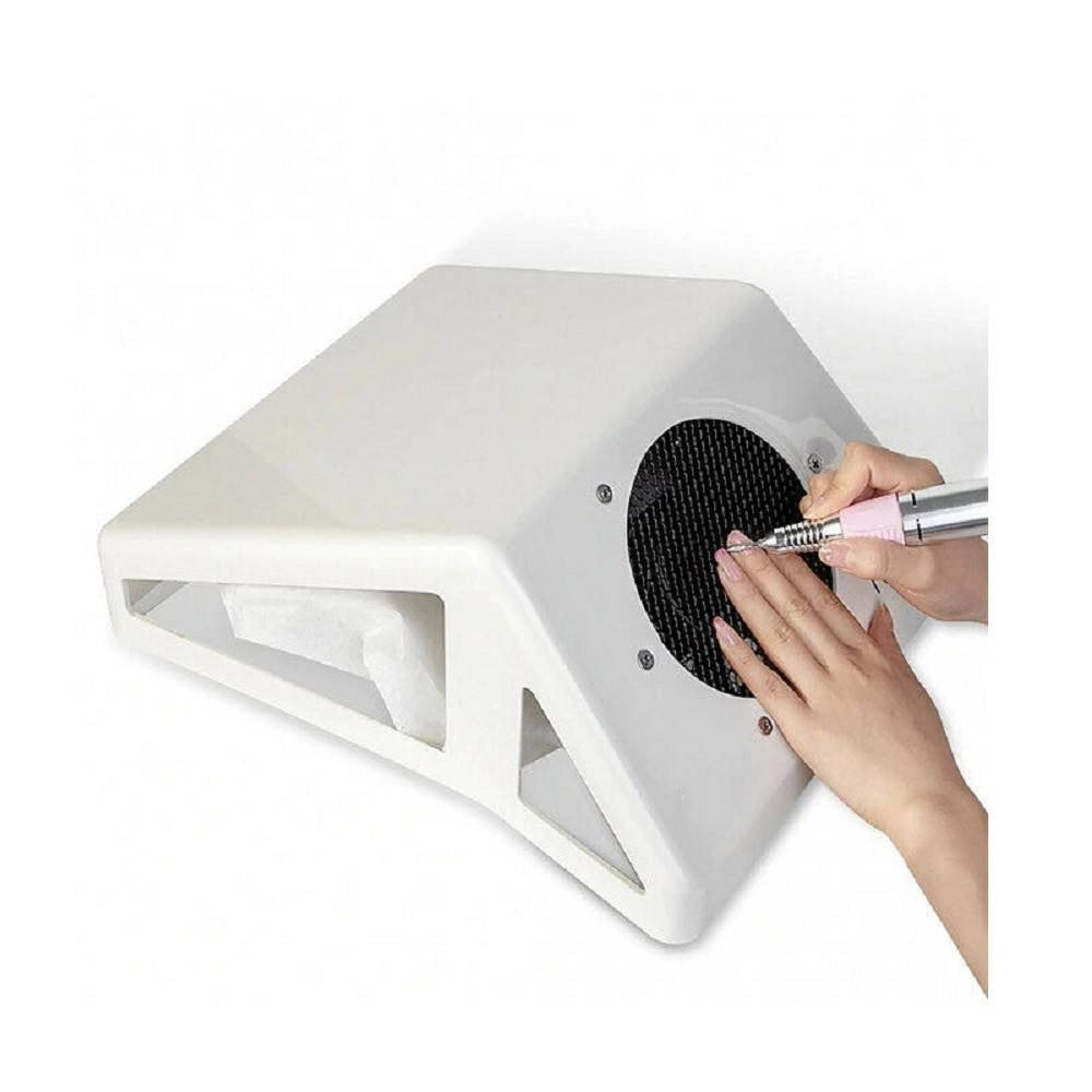 Trade Shop - Aspiratore Polveri Per Unghie Professionale Da Tavolo Aspira Polvere 65w Nail -