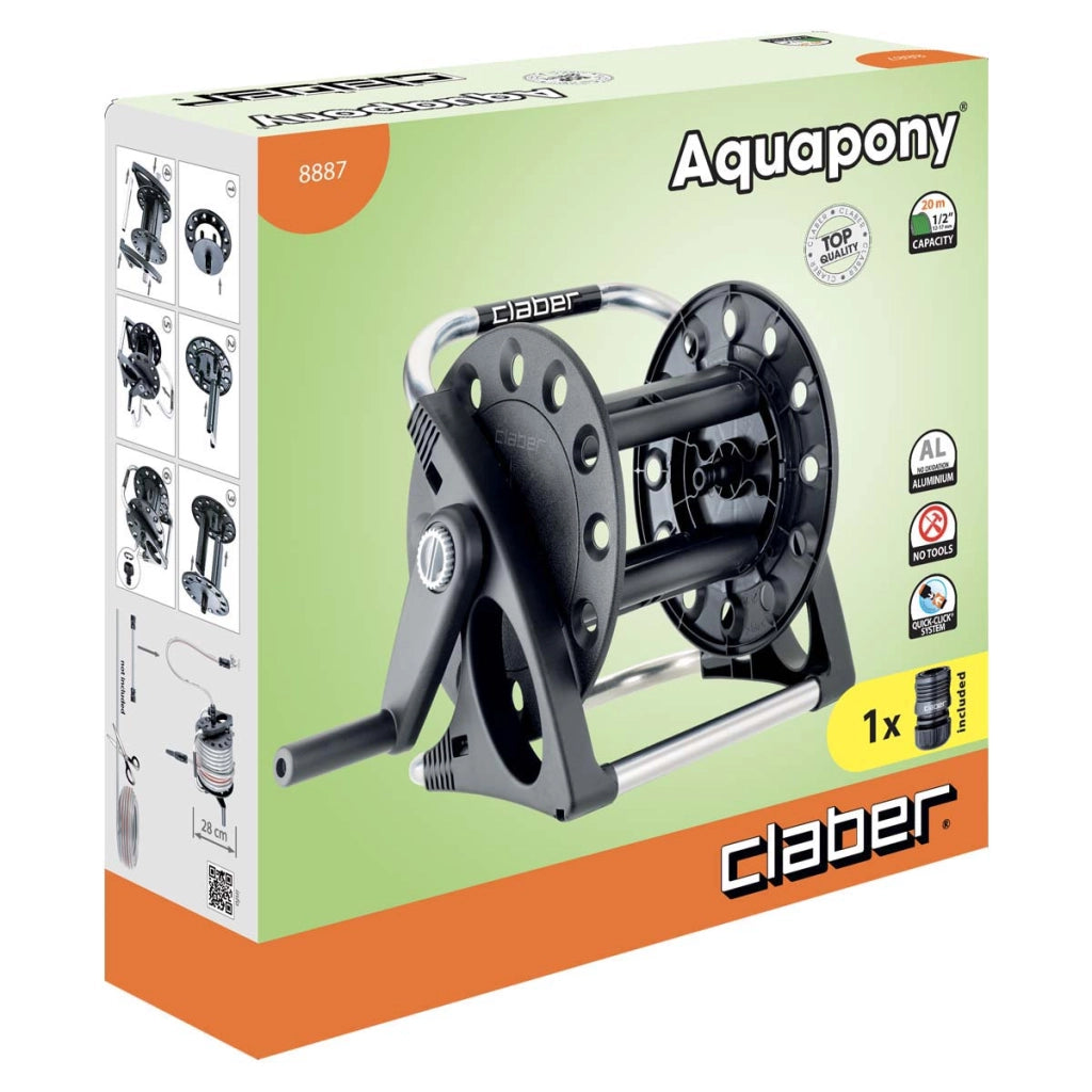 AVVOLGITUBO PORTATILE AQUAPONY MT.20 8887    CLABER