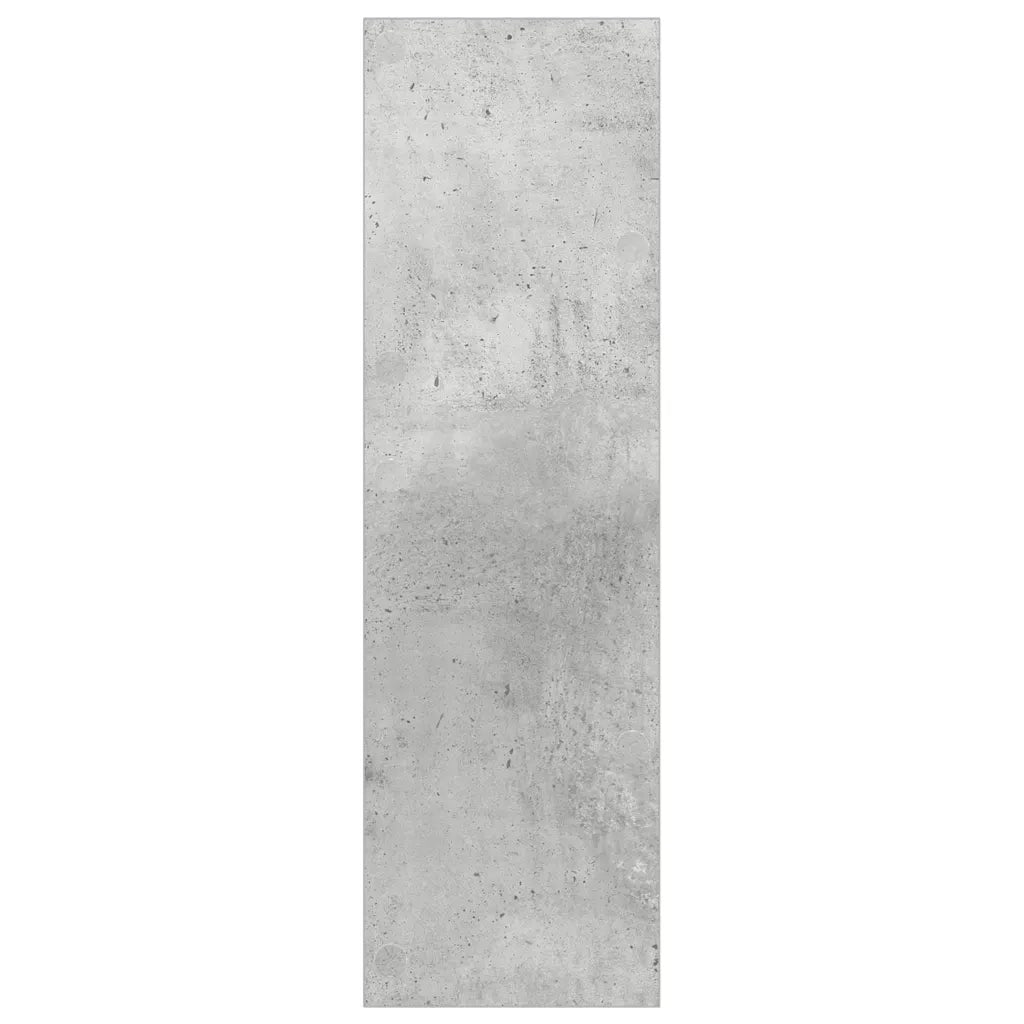 Scarpiere Muro 2pz Grigio Cemento 60x18x60cm Legno Multistrato 806727