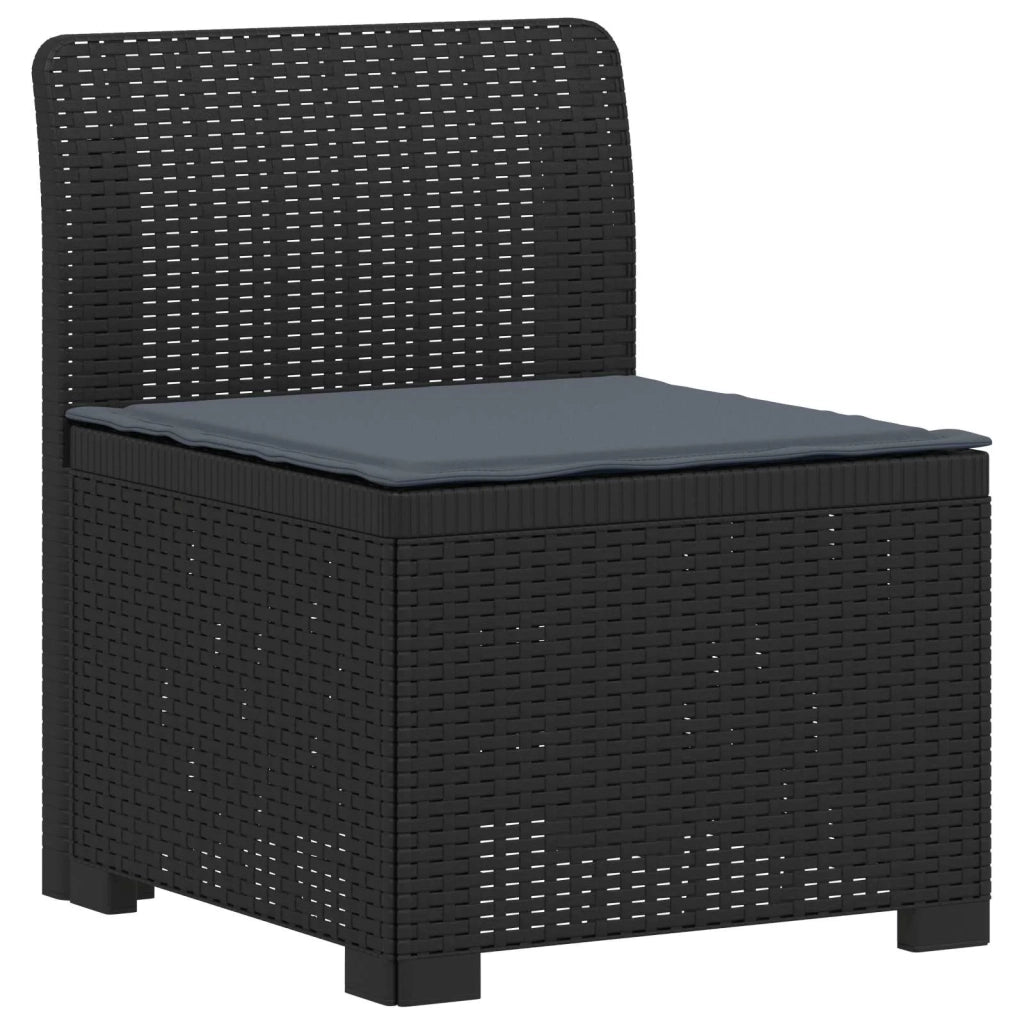Divano da esterno-Divano da Giardino a 2 Posti con Cuscini Aspetto Rattan PP 524256