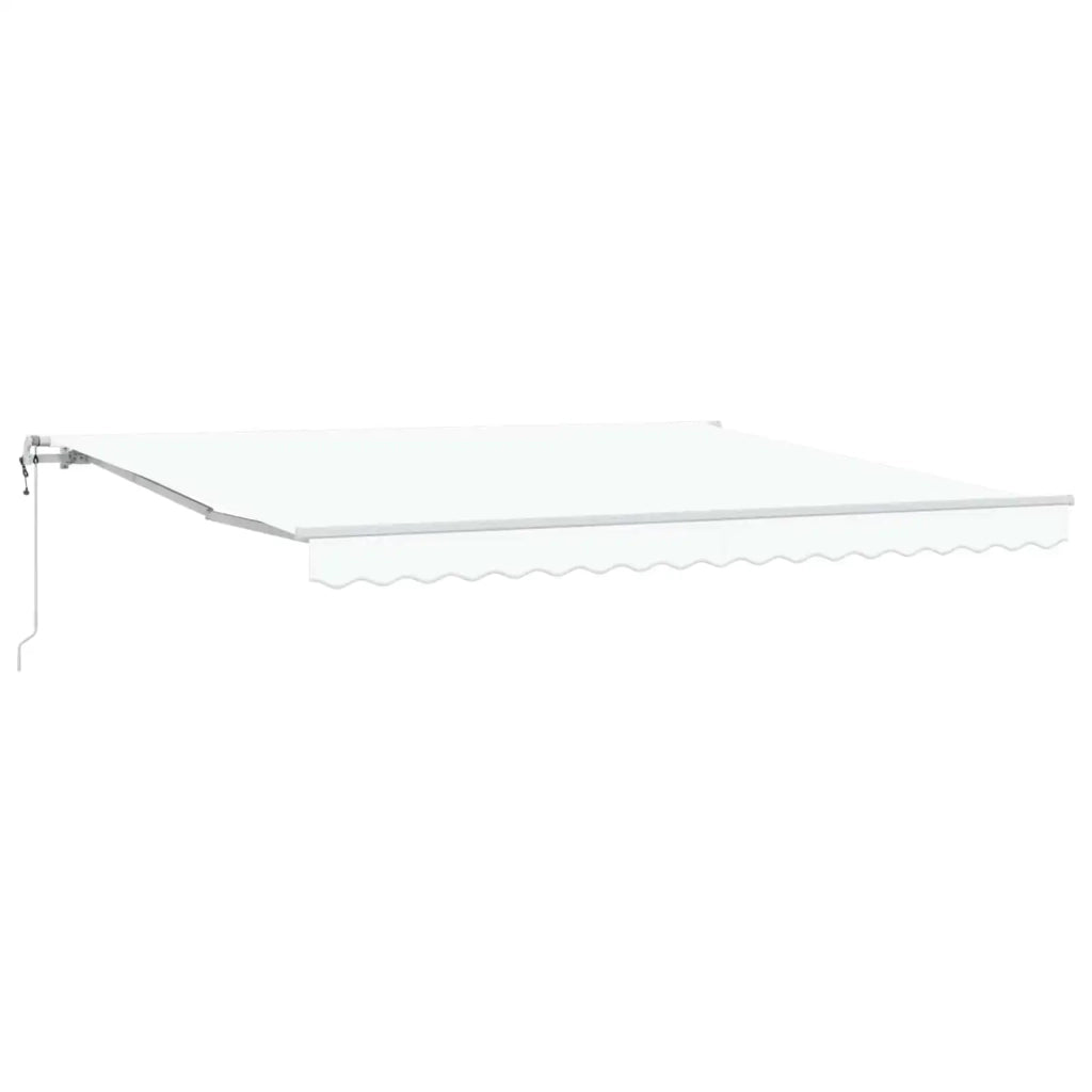 Tettuccio Elettrico Retrattile Bianco 400 × 300 cm 3330625